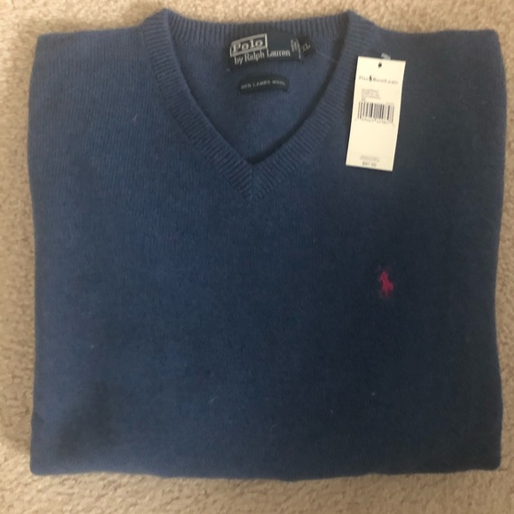 Polo Ralph Lauren Men’s V-neck Sweater *NWT - Picture 2 of 5